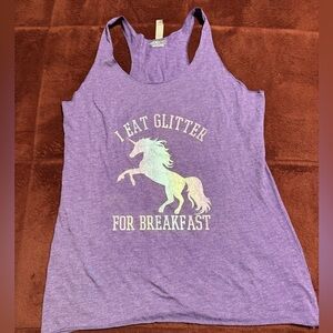 Next Level Apparel Purple Top